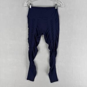 Sweetflexx Leggings Womens 6 Purple High Rise Textured Resistance Band Shaping